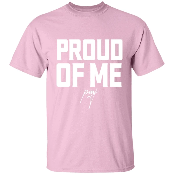 proud of me confetti conspiracies shirt lightpink