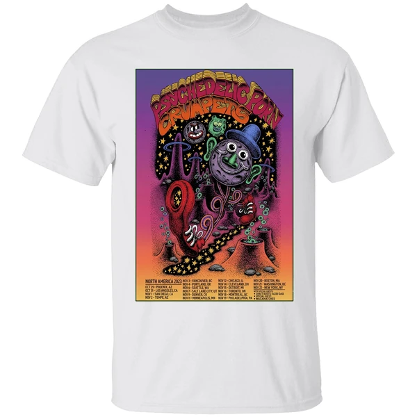 Psychedelic Porn Crumpets Tour 2025 Poster Shirt
