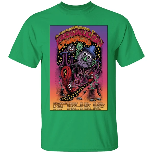 Psychedelic Porn Crumpets Tour 2025 Poster Shirt - Image 8