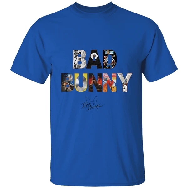 puerto rico art bad bunny super bowl shirt royalblue