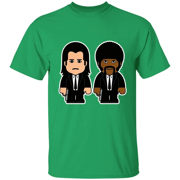 Pulp Fiction Vincent Vega Jules Winnfield Cartoon Shirt