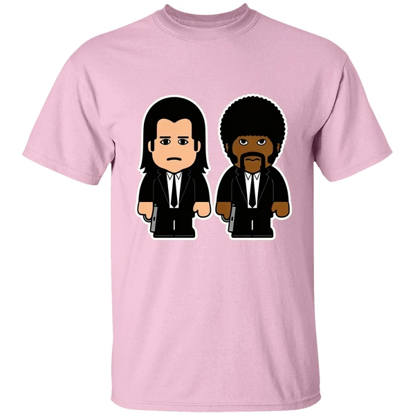 Pulp Fiction Vincent Vega Jules Winnfield Cartoon Shirt Pulp Fiction Vincent Vega Jules Winnfield Cartoon Shirt