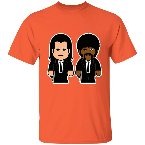 Pulp Fiction Vincent Vega Jules Winnfield Cartoon Shirt - Image 5