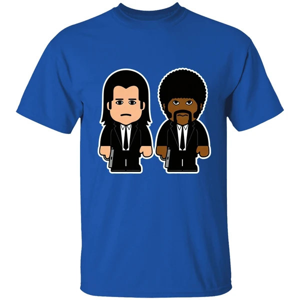 Pulp Fiction Vincent Vega Jules Winnfield Cartoon Shirt - Image 7