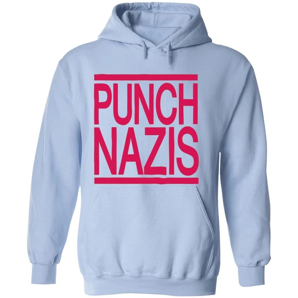 Punch Nazis Hoodie - Image 4