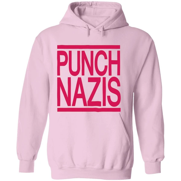 Punch Nazis Hoodie - Image 5