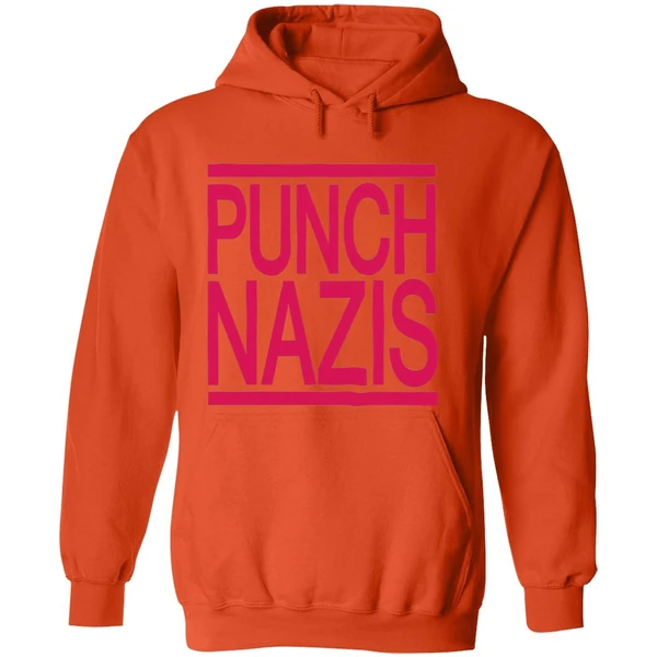 Punch Nazis Hoodie - Image 6
