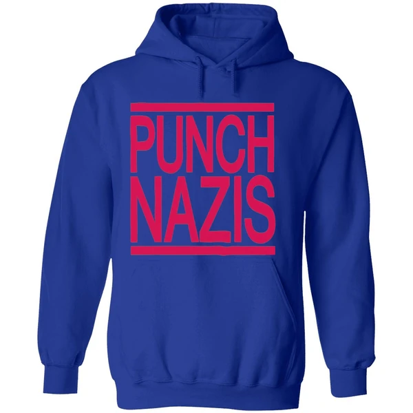 Punch Nazis Hoodie - Image 7