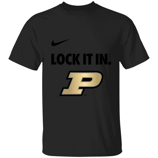 Purdue Boilermakers Lock It In Logo Shirt - Image 7