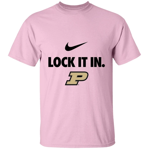 Purdue Boilermakers Lock It In Nike 2026 Wcc Shirt - Image 2