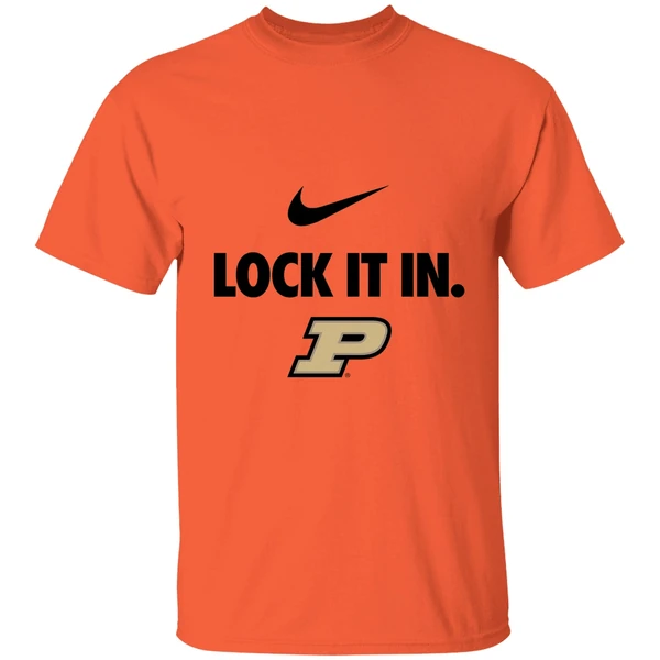 Purdue Boilermakers Lock It In Nike 2026 Wcc Shirt - Image 3