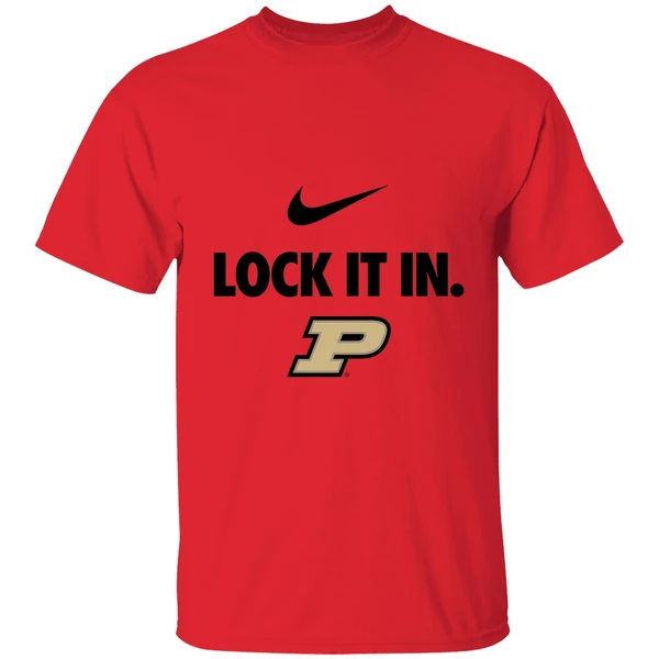 Purdue Boilermakers Lock It In Nike 2026 Wcc Shirt - Image 4