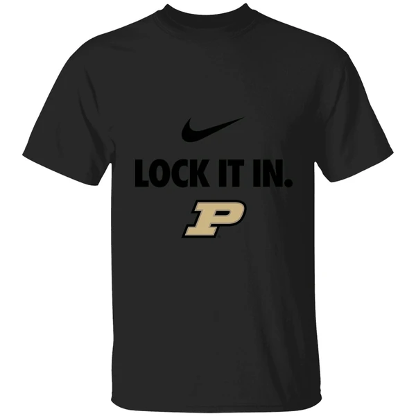 Purdue Boilermakers Lock It In Nike 2026 Wcc Shirt - Image 7