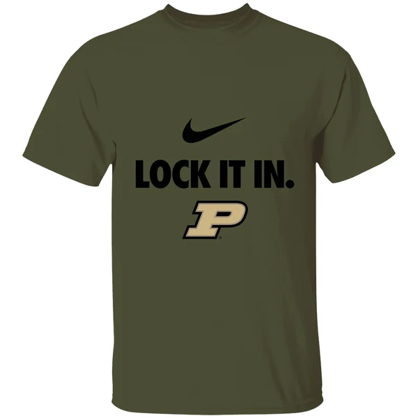 Purdue Boilermakers Lock It In Nike 2026 Wcc Shirt - Image 9