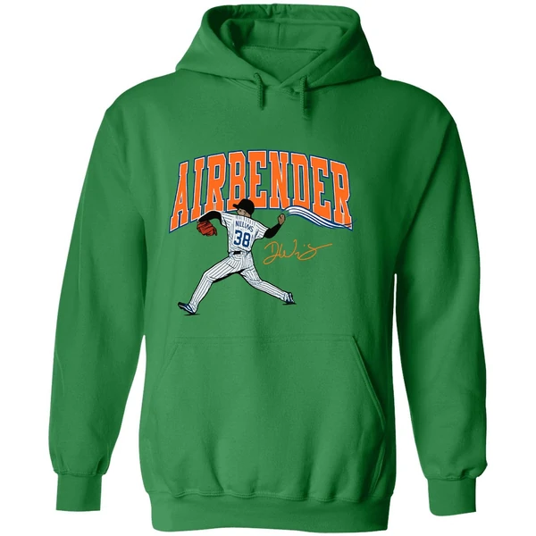 Queens Airbender Devin Williams New York Mets Baseball Hoodie - Image 2