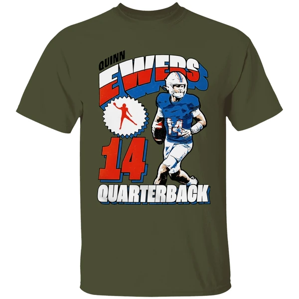 Quinn Ewers Miami Dolphins 14 Quarterback Shirt - Image 9