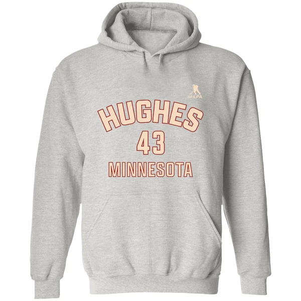 Quinn Hughes 43 Player Minnesota Wild Hockey 2025 Nhl Hoodie - Image 9