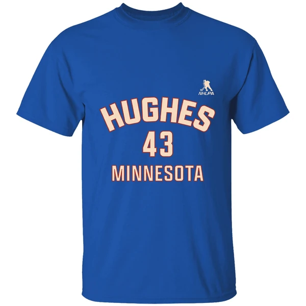 Quinn Hughes 43 Player Minnesota Wild Hockey 2025 Nhl Shirt - Image 8
