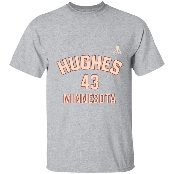 Quinn Hughes 43 Player Minnesota Wild Hockey 2025 Nhl Shirt - Image 9