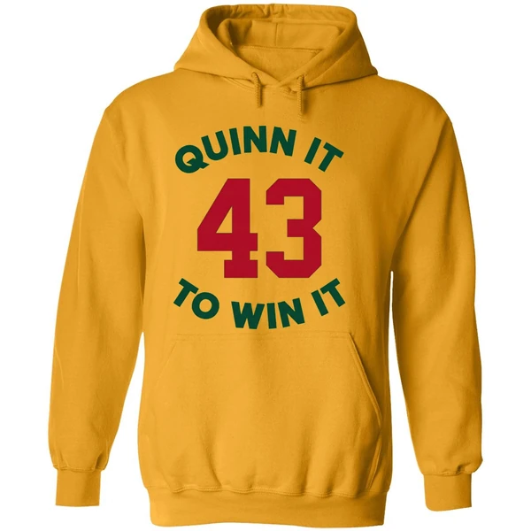 Quinn It To Win It 43 Quinn Hughes Minnesota Wild 2025 Nhl Hoodie