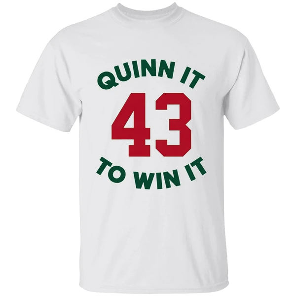 Quinn It To Win It 43 Quinn Hughes Minnesota Wild 2025 Nhl Shirt
