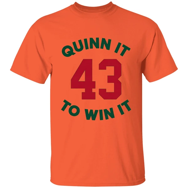quinn it to win it 43 quinn hughes minnesota wild 2025 nhl shirt orange
