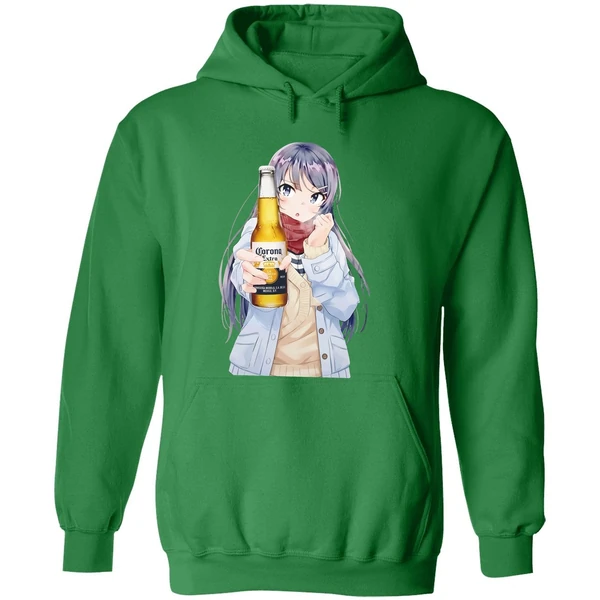 Rabbit Beer Mai Sakurajima Corona Extra Hoodie - Image 2