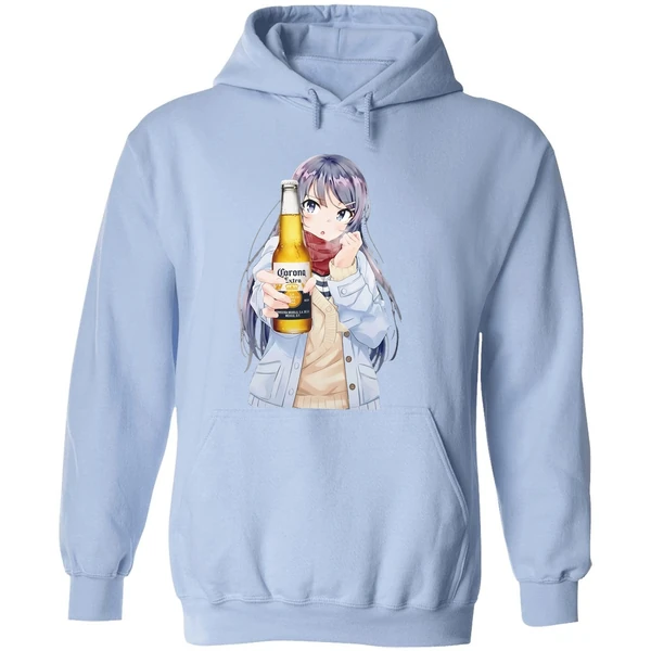 Rabbit Beer Mai Sakurajima Corona Extra Hoodie - Image 4