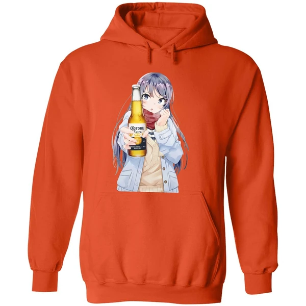 Rabbit Beer Mai Sakurajima Corona Extra Hoodie - Image 6