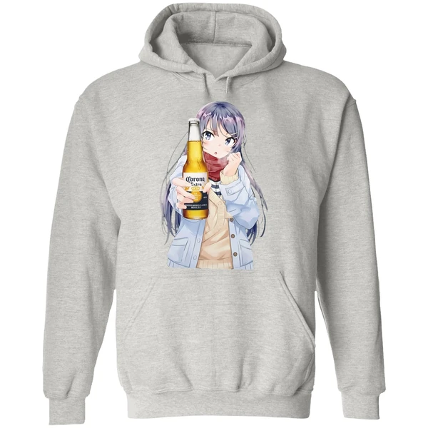 Rabbit Beer Mai Sakurajima Corona Extra Hoodie - Image 9