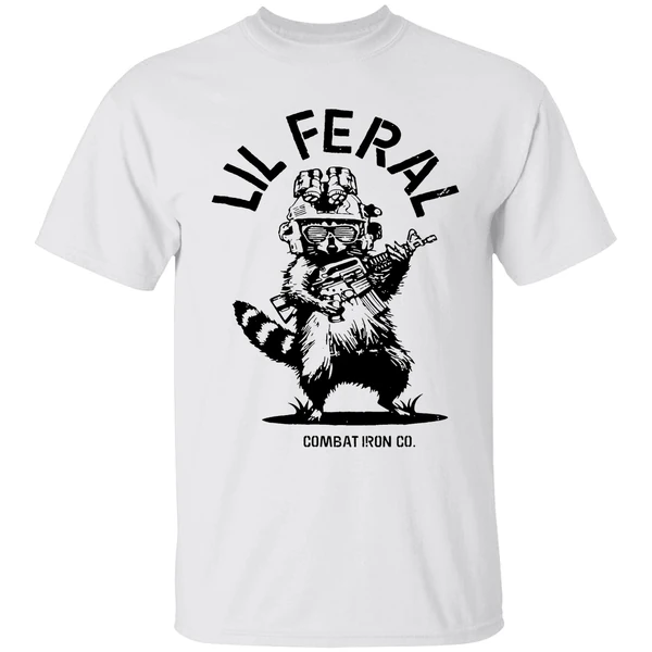 Raccoon Lil Feral Combat Iron Shirt