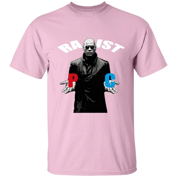 racist rapist morpheus shirt lightpink