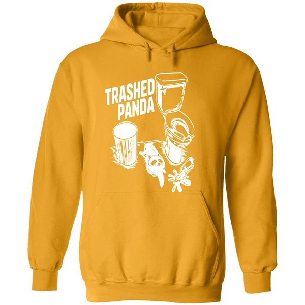 Racoon In Toilet Trashed Panda Drunk Hoodie
