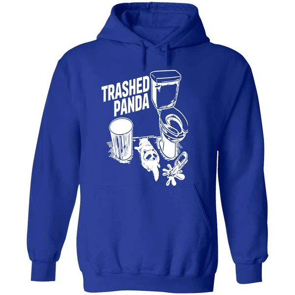 Racoon In Toilet Trashed Panda Drunk Hoodie - Image 7