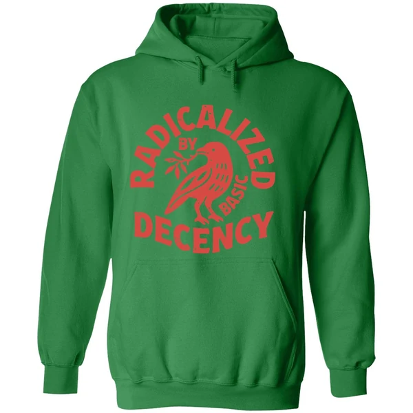 Radicalized By Basic Decency Hoodie - Image 2