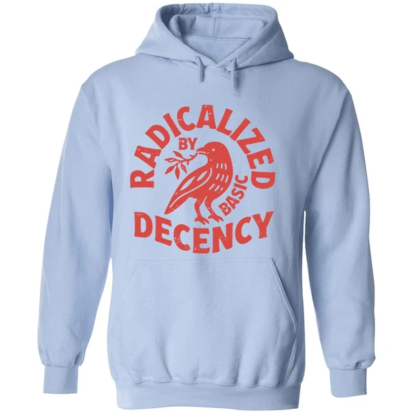 Radicalized By Basic Decency Hoodie - Image 4