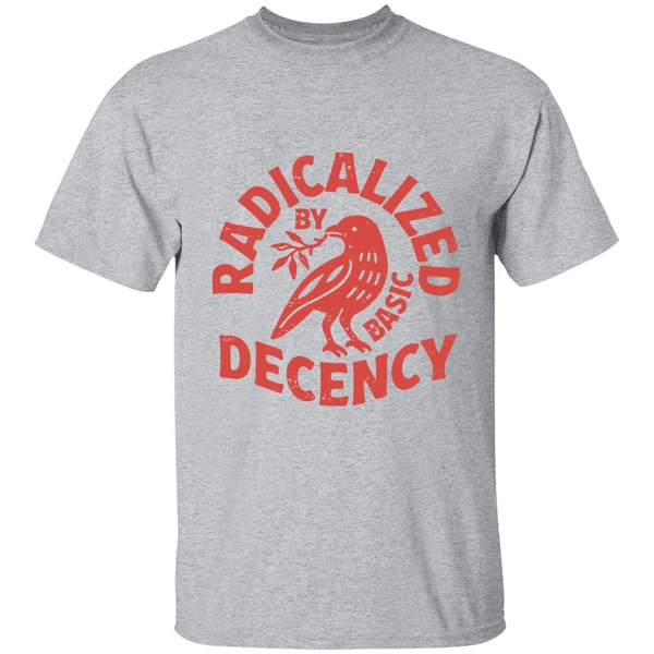 Radicalized By Basic Decency Shirt - Image 9