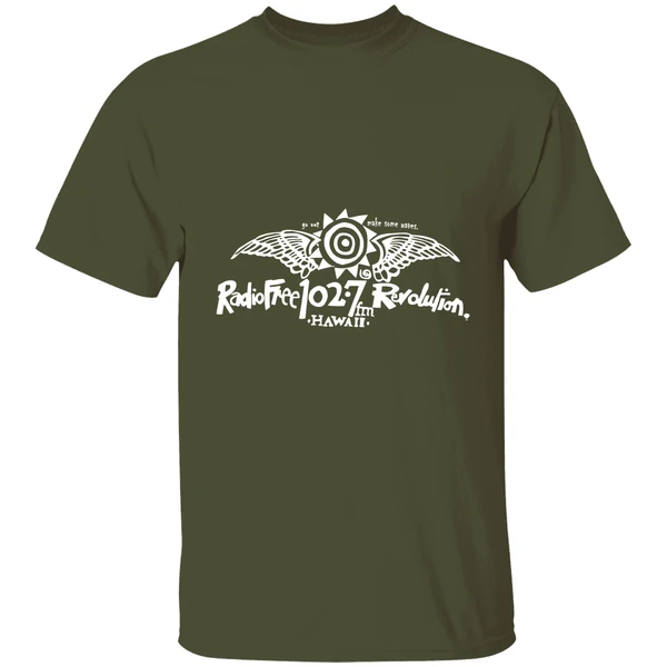Radio Free Hawaii 102 7 Fm Revolution Shirt - Image 3