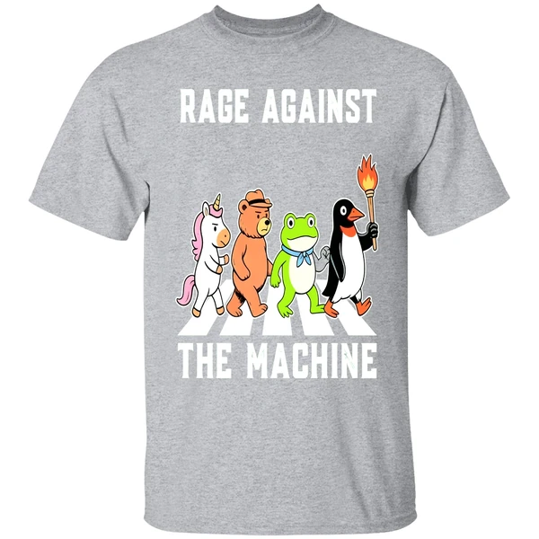 Rage Against The Machine Anti Ice Frog Unicorn Raccoon Bear Dinosaur Protest Shirt