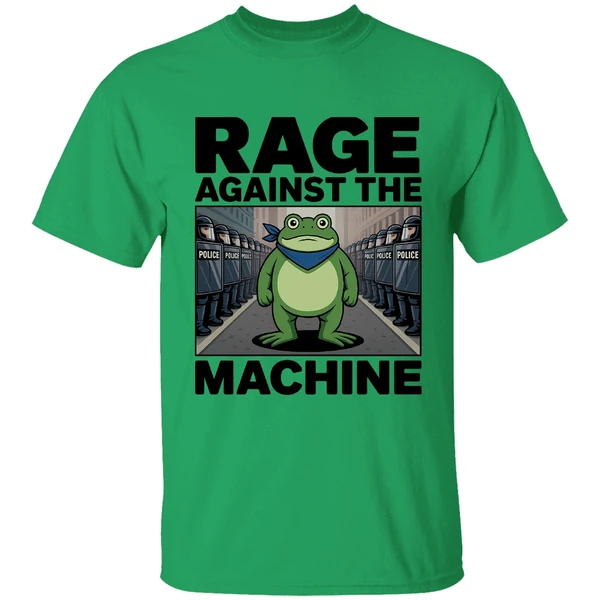 Rage Against The Machine Portland Frog Anti Police Ice Shirt - Image 8