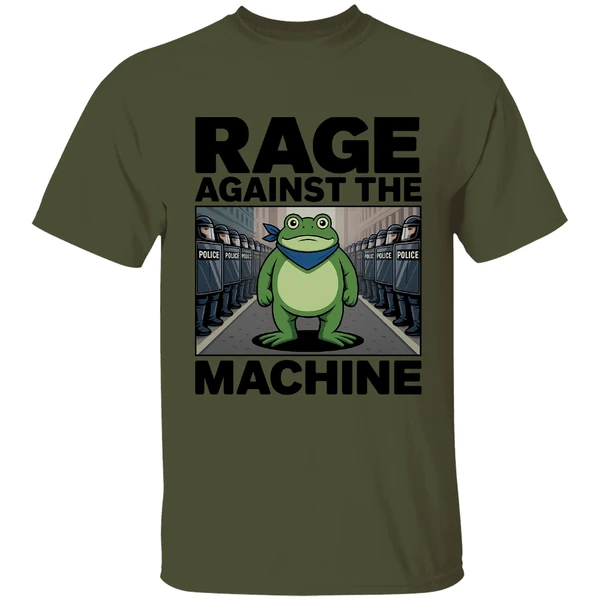 Rage Against The Machine Portland Frog Anti Police Ice Shirt - Image 3