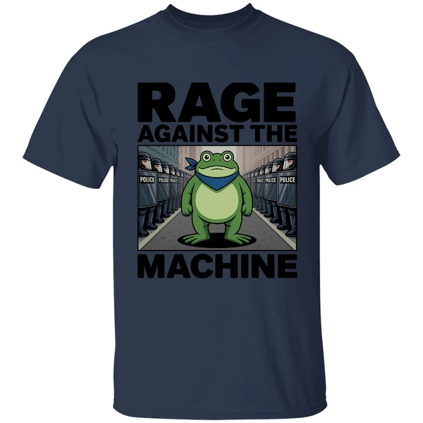 Rage Against The Machine Portland Frog Anti Police Ice Shirt - Image 4