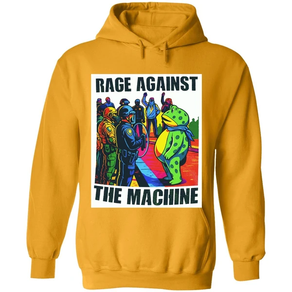 Rage Against The Machine Portland Frog Protest Hoodie