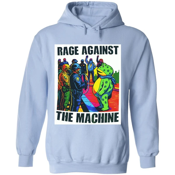 Rage Against The Machine Portland Frog Protest Hoodie - Image 4