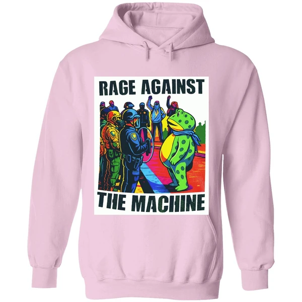 Rage Against The Machine Portland Frog Protest Hoodie - Image 5