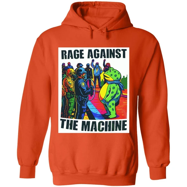 Rage Against The Machine Portland Frog Protest Hoodie - Image 6
