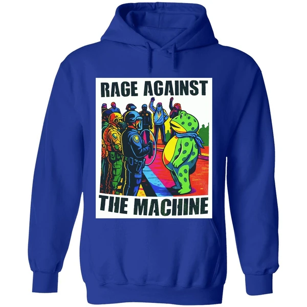 Rage Against The Machine Portland Frog Protest Hoodie - Image 7
