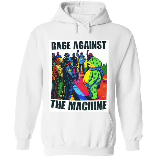 Rage Against The Machine Portland Frog Protest Hoodie - Image 8