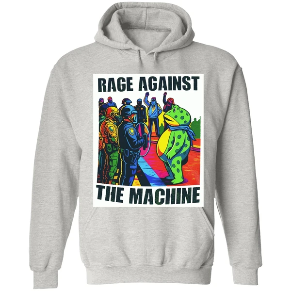 Rage Against The Machine Portland Frog Protest Hoodie - Image 9