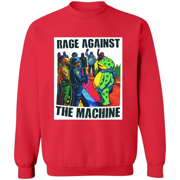 Rage Against The Machine Portland Frog Protest Sweashirt
